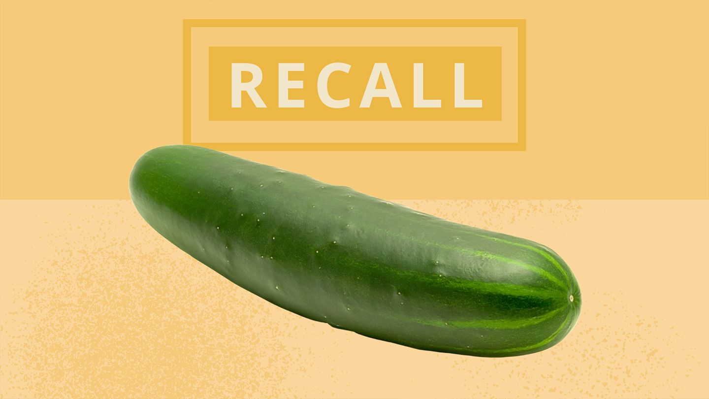 Komkommers teruggeroepen nadat Salmonella meer dan 160 mensen in 25 staten ziek maakte